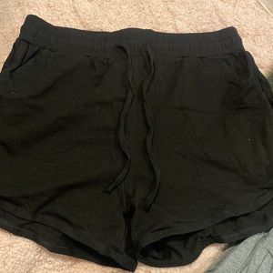 Black never worn sport shorts